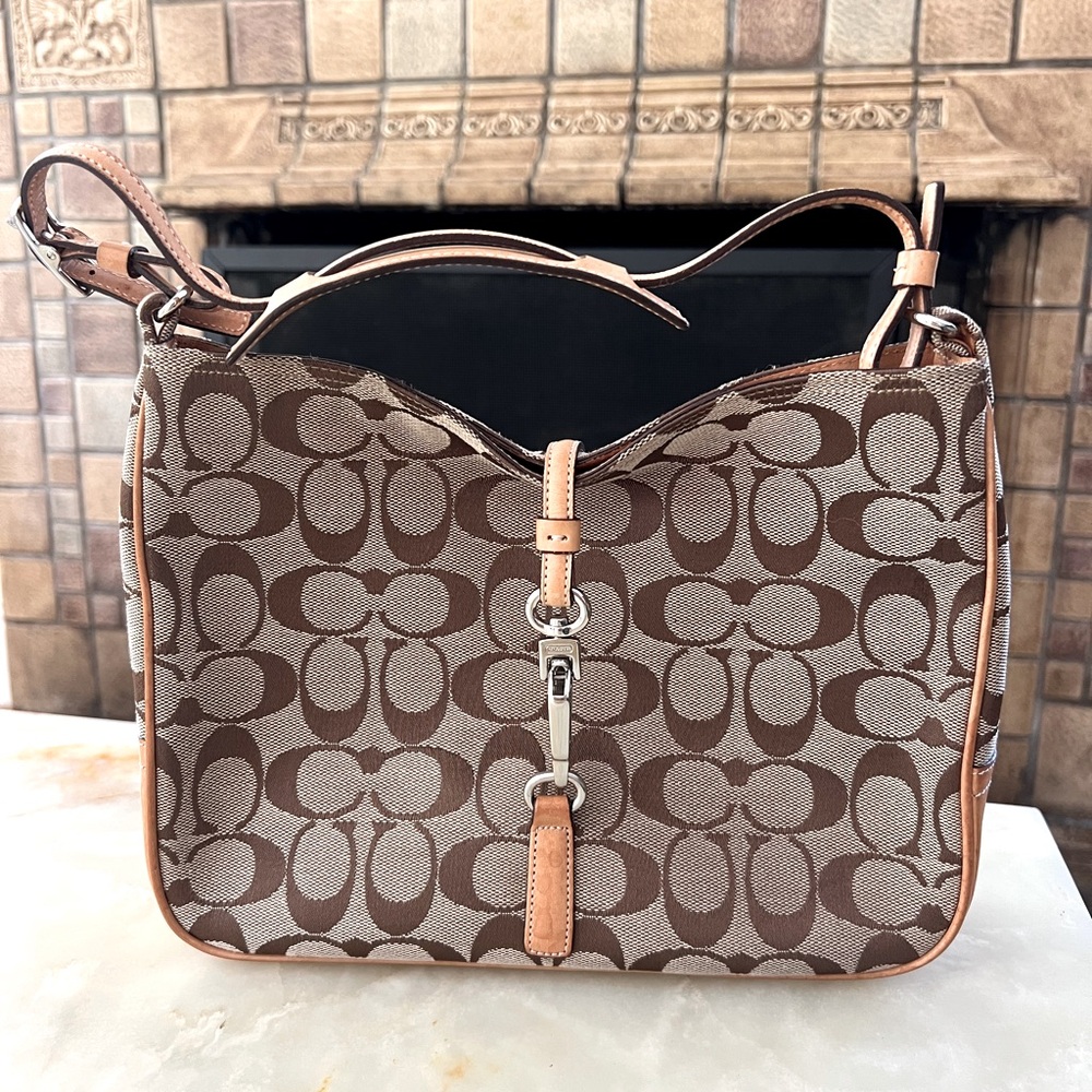 Coach logo hobo purse circa 2000’s